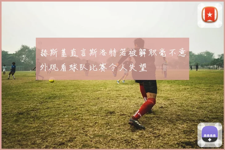 赫斯基直言斯洛特若被解职毫不意外观看球队比赛令人失望
