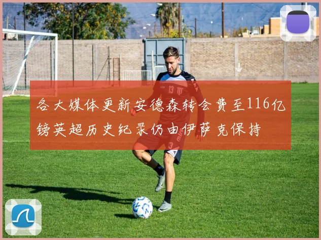 各大媒体更新安德森转会费至116亿镑英超历史纪录仍由伊萨克保持