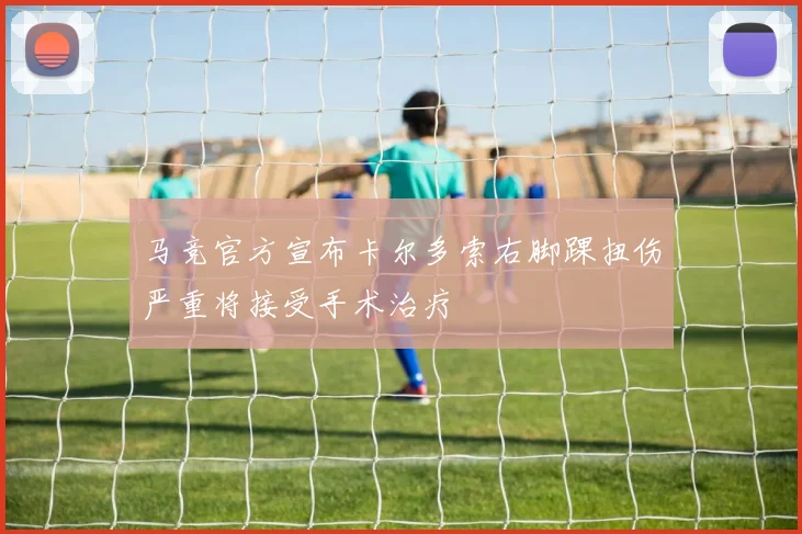 马竞官方宣布卡尔多索右脚踝扭伤严重将接受手术治疗